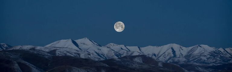 Mountains and the Moon